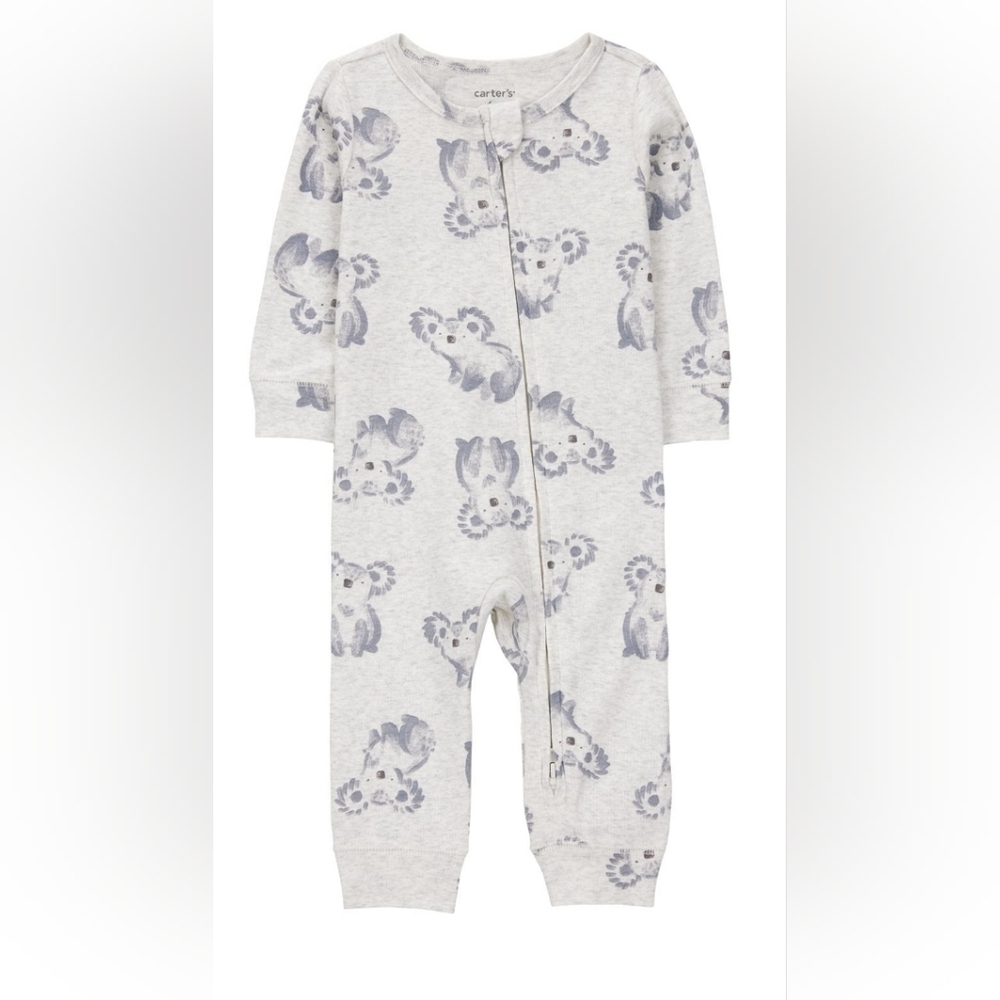 New Carter's 3 piece set onesie, pants and sleeper boys Sizes 6M,12M,& 18M - Picture 4 of 4